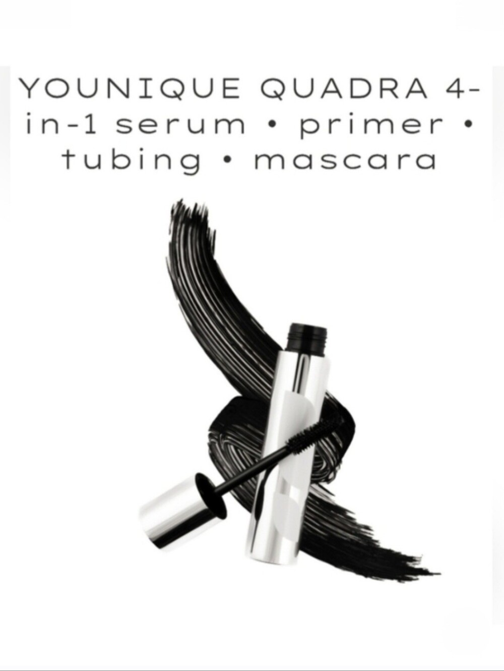 Younique Quadra 4-in-1 Serum Primer Tubing Mascara Black